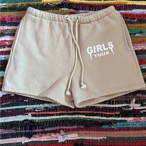 Medium beige girls tour shorts like new